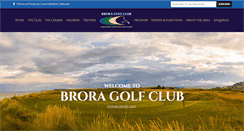 Desktop Screenshot of broragolfclub.co.uk